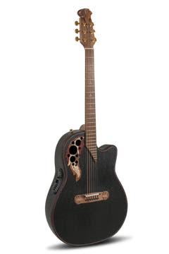 Adamas E-Akustik Gitarren 2087GT Deep Contour Cutaway - Black (2087GT-5-G)