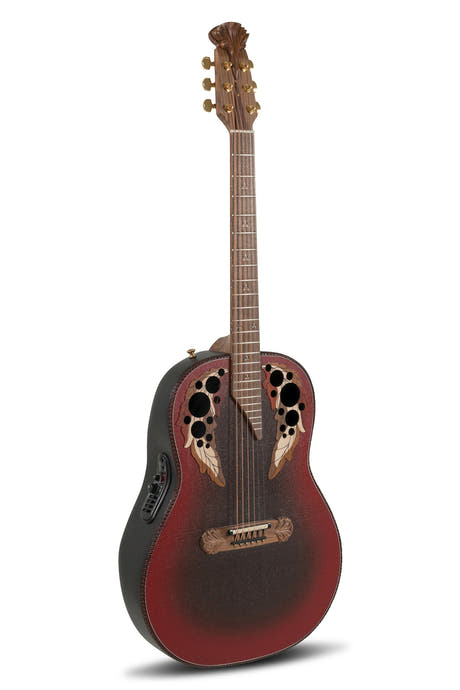 Adamas E-Akustik Gitarren 1687GT Deep Non-Cutaway - Reverse Red Burst (1687GT-2-G)