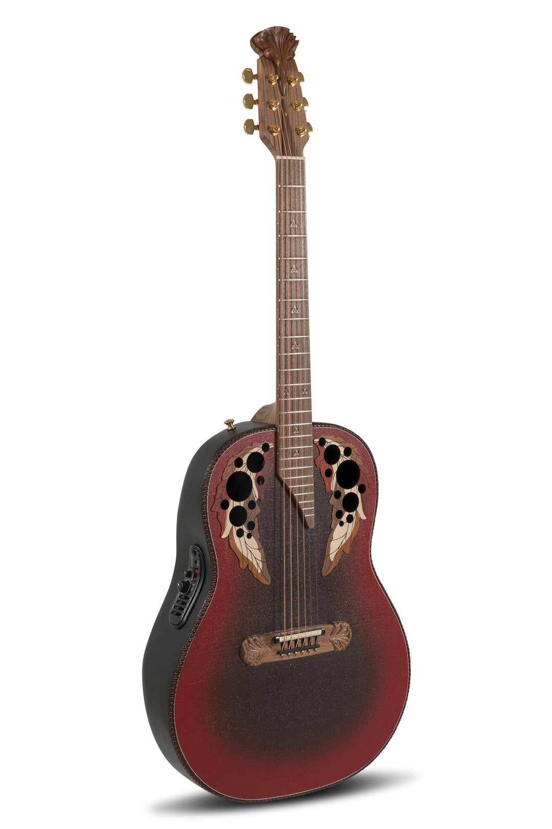 Adamas E-Akustik Gitarren 1687GT Deep Non-Cutaway - Reverse Red Burst (1687GT-2-G)