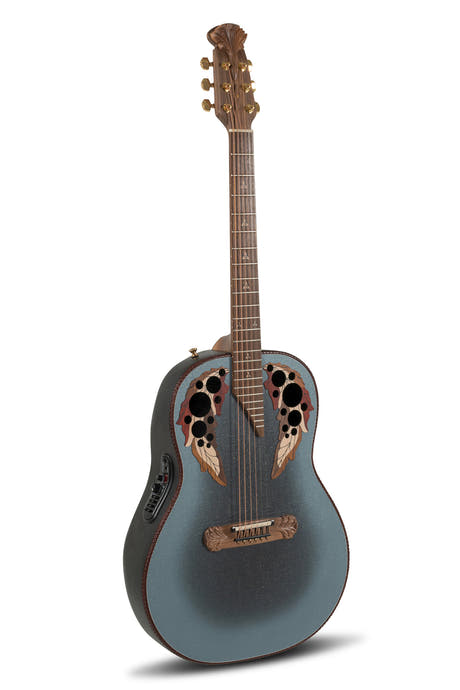 Adamas 1687GT Deep Non-Cutaway E-Akustikgitarre, Reverse Blue Burst