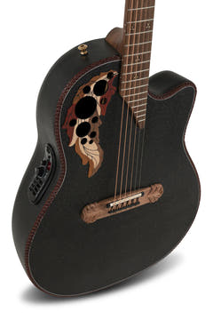Adamas E-Akustik Gitarren 2087GT Deep Contour Cutaway - Black (2087GT-5-G)