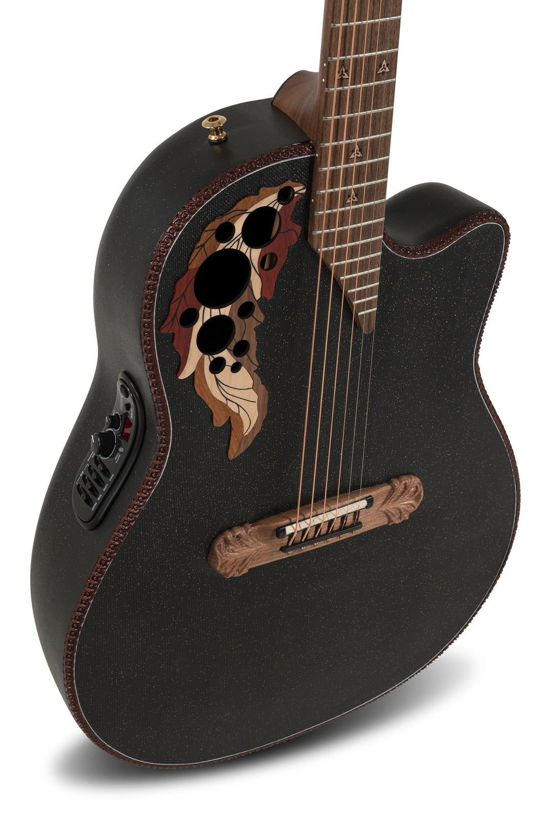 Adamas E-Akustik Gitarren 2087GT Deep Contour Cutaway - Black (2087GT-5-G)
