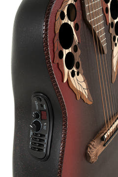 Adamas E-Akustik Gitarren 1687GT Deep Non-Cutaway - Reverse Red Burst (1687GT-2-G)