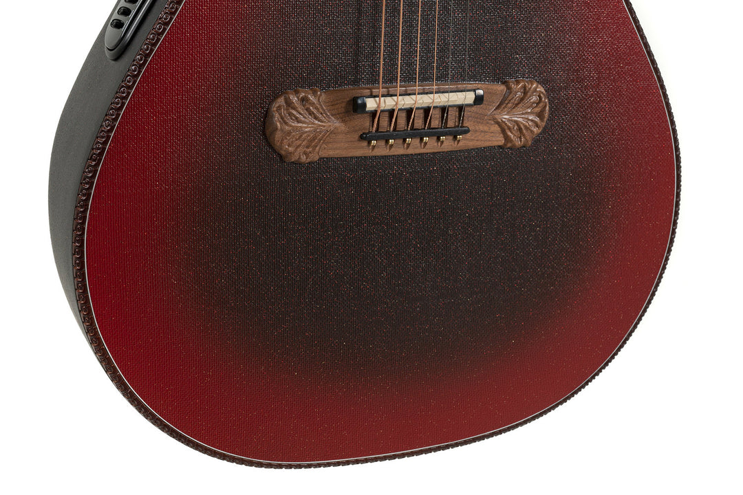 Adamas E-Akustik Gitarren 1687GT Deep Non-Cutaway - Reverse Red Burst (1687GT-2-G)