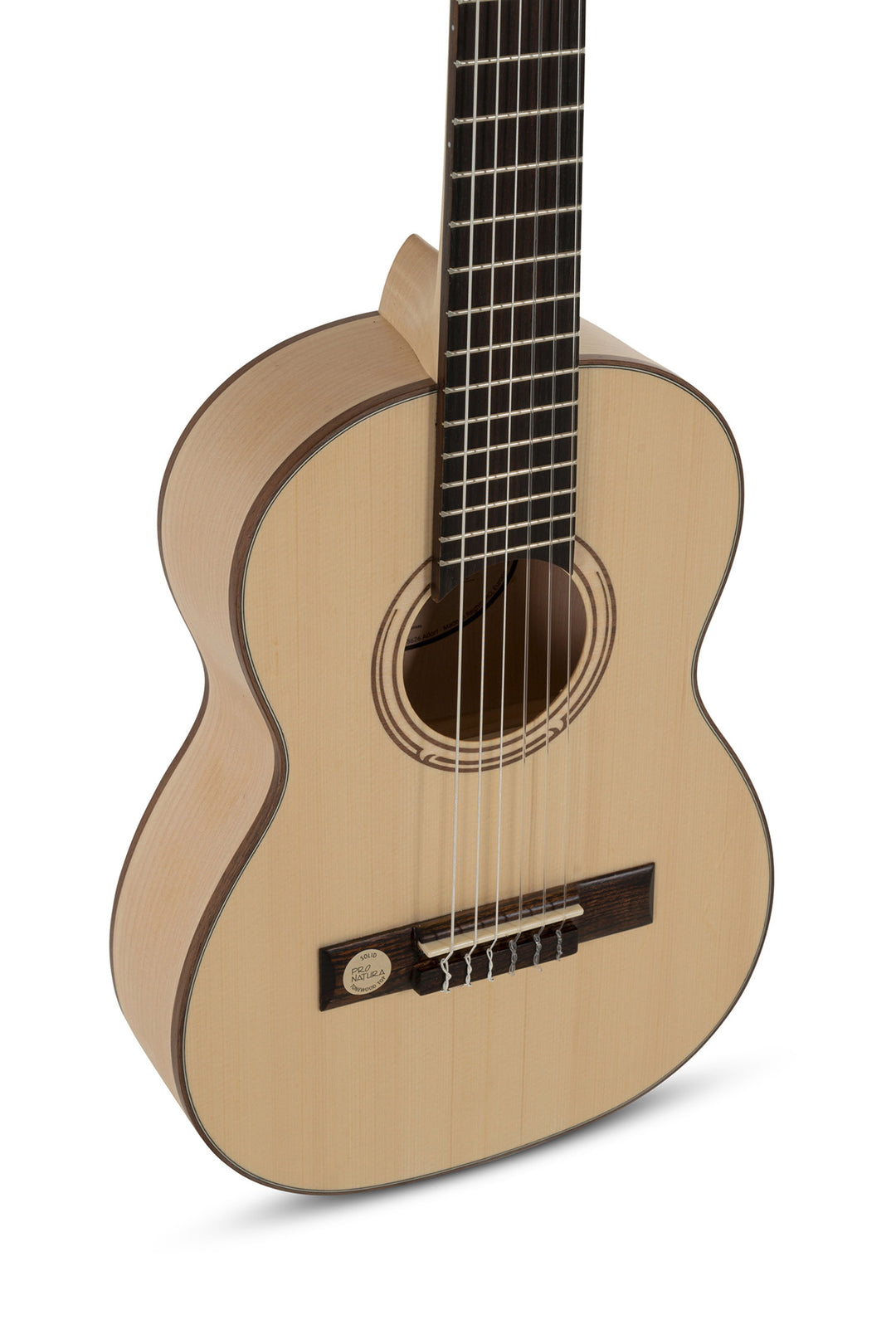 GEWA Klassische Gitarre Pro Natura Silver Massiv Fichte / Ahorn - 1/4 Größe