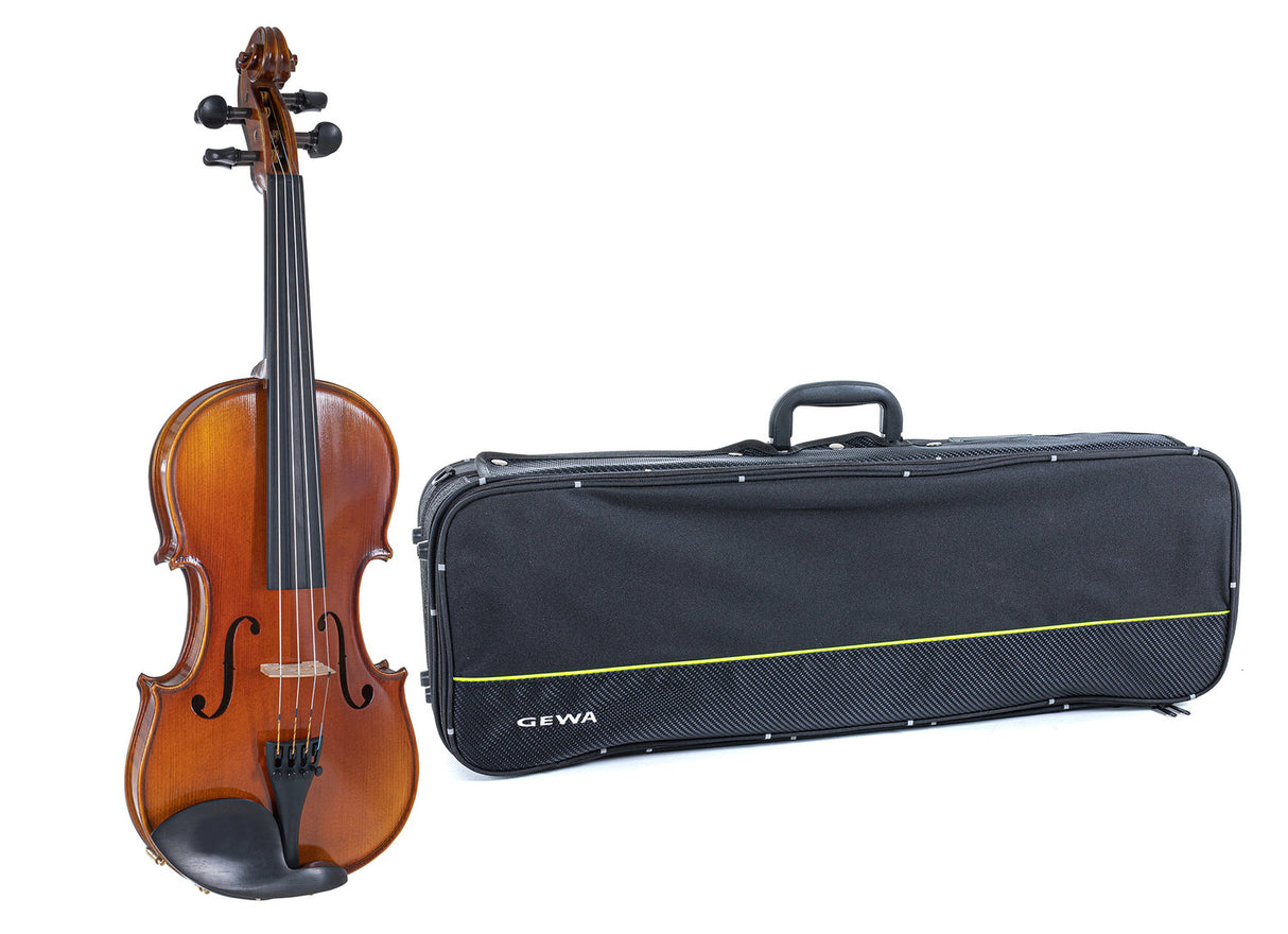 GEWA Geigen Maestro 1 - 3/4 (Spielbereit inkl. violin case, ohne Bogen, mit Larsen Aurora Saiten, transportsicher)
