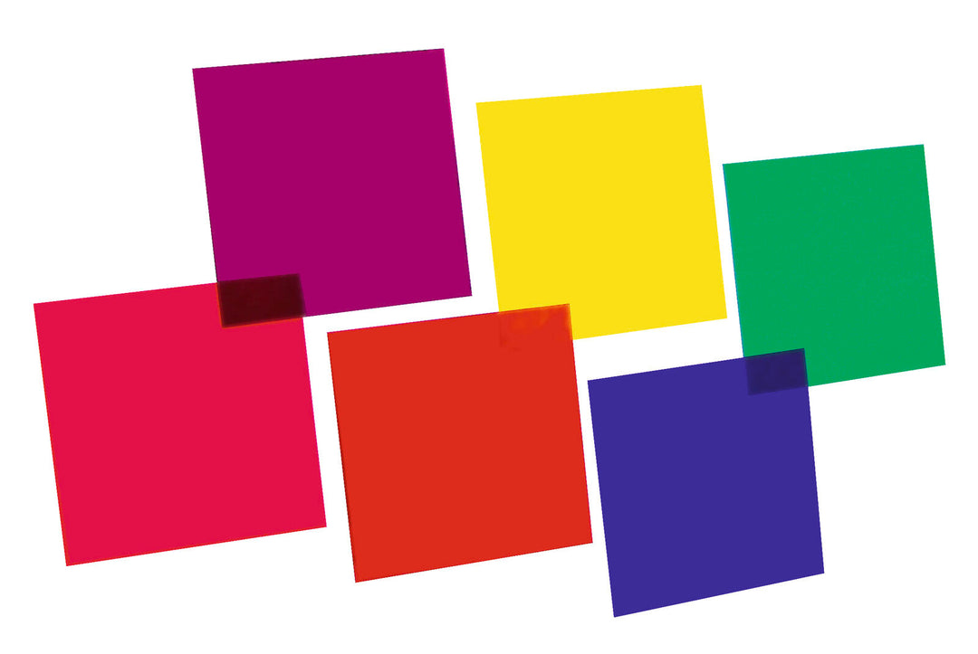 EUROLITE Color Foil Set 24x24cm, sechs Farben