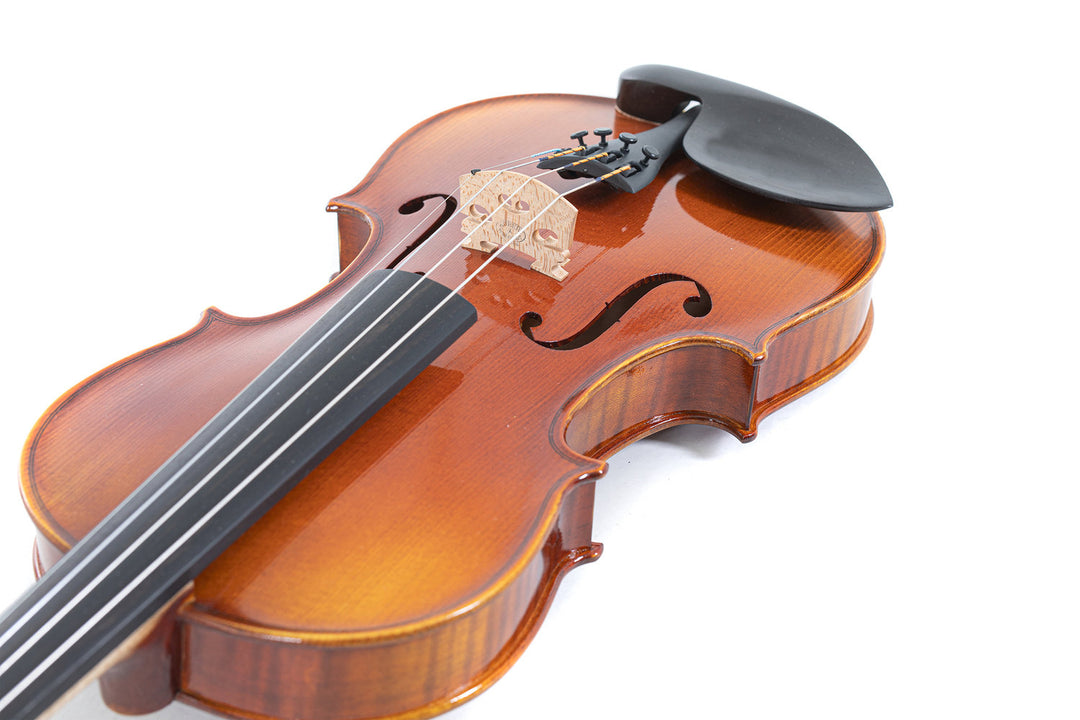 GEWA Geigen Maestro 1 - 3/4 (Spielbereit inkl. geformtem case, Carbonbogen und Larsen Aurora Saiten)