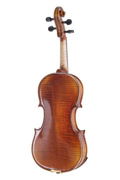 GEWA Geigen Maestro 1 - 1/2 (Spielbereit inkl. Geigenkoffer, Massaranduba-Bogen und Larsen Aurora Saiten, transportsicher)
