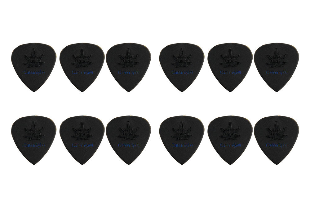 Pick Boy Carbon Nylon Plektren, Standard, 0,88 mm medium, 12 Stück