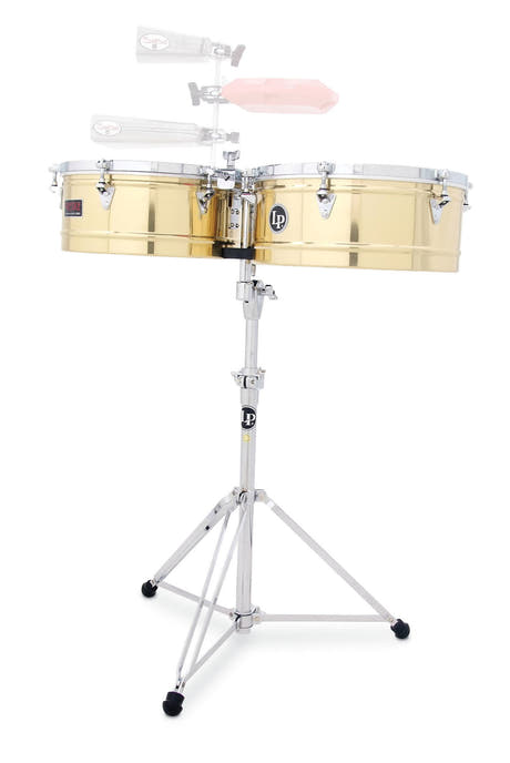 Latin Perkussion Timbales Prestige Solid Brass - 14"/15" (LP1415-B)