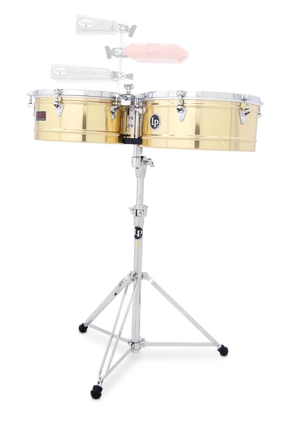 Latin Perkussion Timbales Prestige Solid Brass - 14"/15" (LP1415-B)