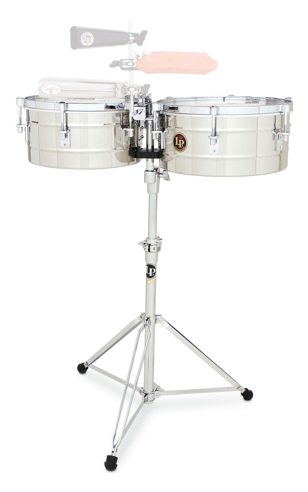 Latin Perkussion Timbales Tito Puente Edelstahl - 13"/14" (LP256-S)