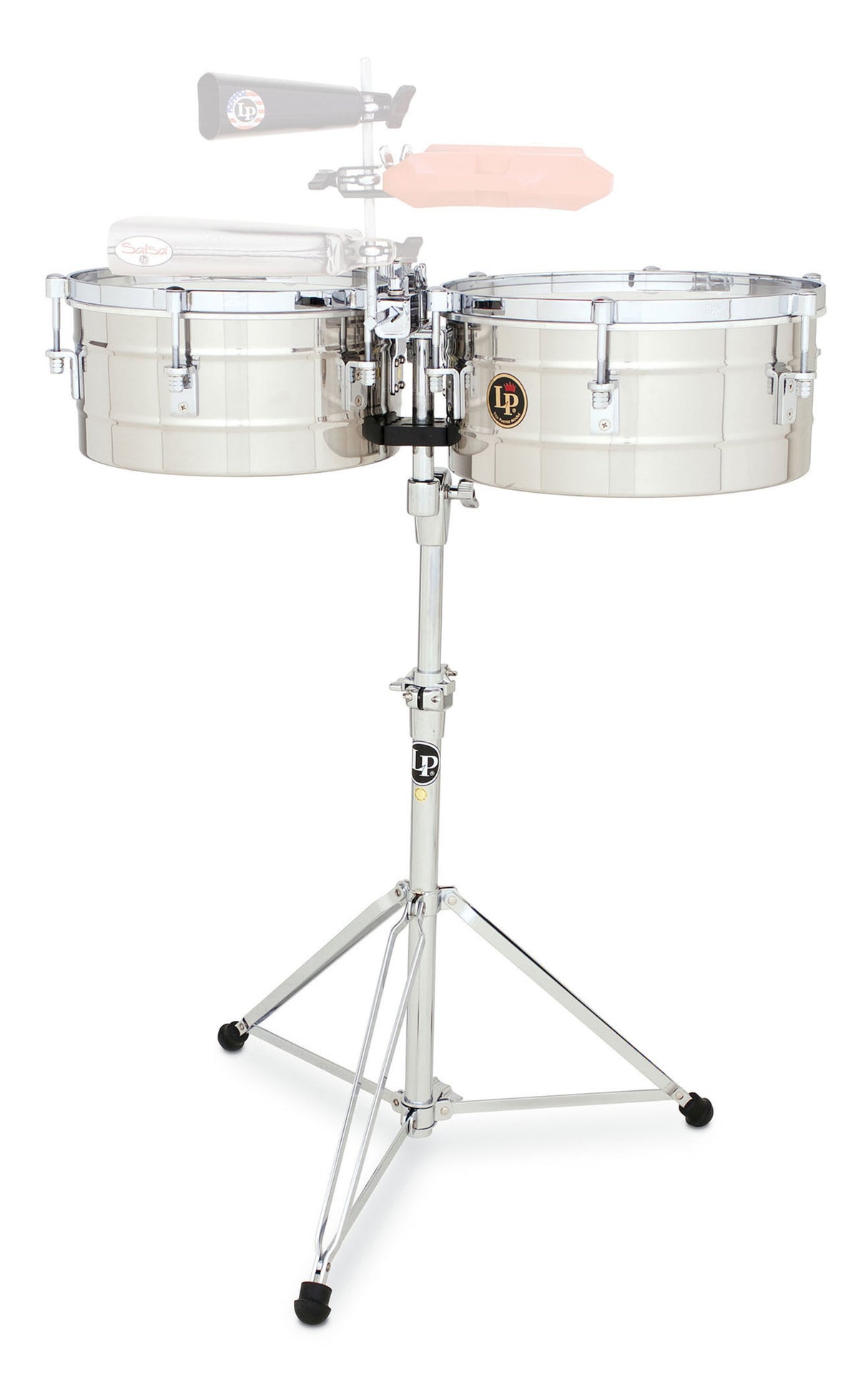 Latin Perkussion Timbales Tito Puente Edelstahl - 13"/14" (LP256-S)