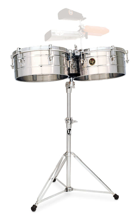 Latin Percussion Timbales Tito Puente Edelstahl - 14"/15" (LP257-S)