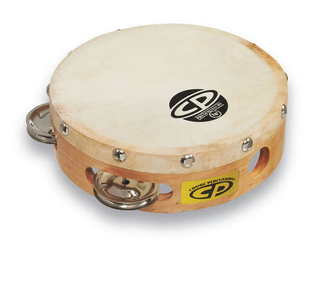 LP CP376 Tamburin 6" mit Fell, 1-reihig