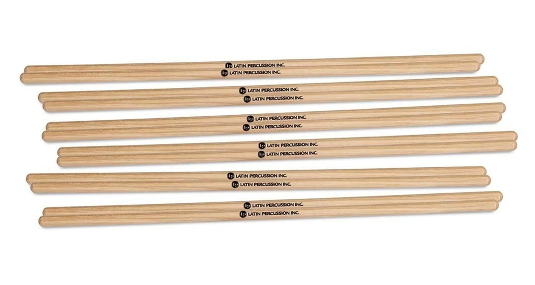 Latin Percussion Timbales Sticks - 3/8" x 15" [6 Paare] (LP248B)