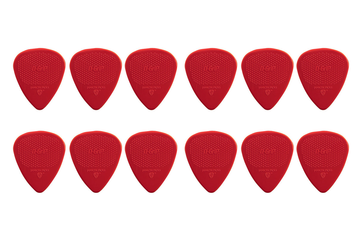 D-Grip Plektrum Janicek Nylonpicks - 0,73 rot