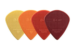 D-Grip Janicek Jazz B Plektren, 0,88 mm, creme, 6 Stück