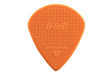 D-Grip Janicek Jazz B Plektren, 1,00 mm, orange, 6 Stück
