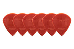D-Grip Janicek Jazz B Plektren, 1,18 mm, rot, 6 Stück