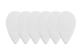 D-Grip Janicek Balkan-Plektren, 0,70 mm, weiß, 6 Stück