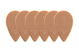 D-Grip Janicek Balkan Plektren, 0,80 mm, hellbraun, 6 Stück