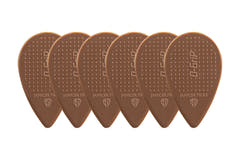 D-Grip Janicek Balkan Plektren, 0,90 mm, braun, 6 Stück