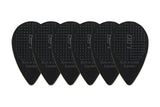 D-Grip Janicek Balkan-Plektren, 1,00 mm, schwarz, 6 Stück