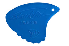 Shark Fin Relief Plektren, 1,05 mm hart, blau, 12 Stück
