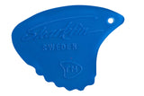 Shark Fin Relief Plektren, 1,05 mm hart, blau, 12 Stück