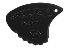 Shark Fin Relief Plektren, 1,15 mm extra hart, schwarz, 12 Stück