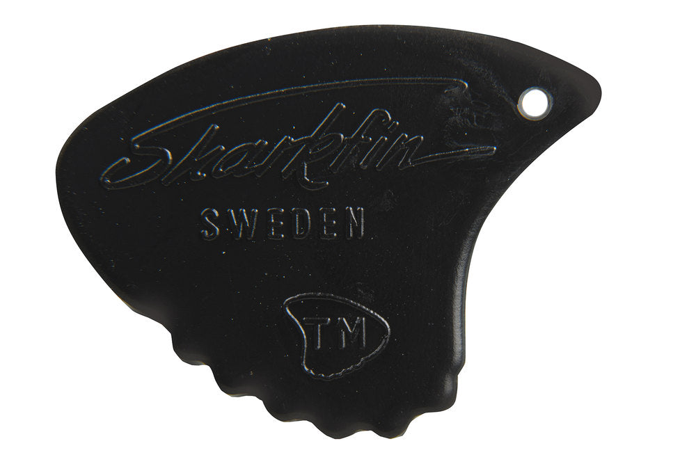 Shark Fin Relief Plektren, 1,15 mm extra hart, schwarz, 12 Stück