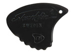Shark Fin Relief Plektren, 1,15 mm extra hart, schwarz, 12 Stück