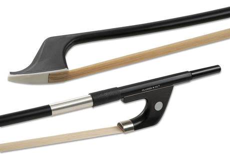 Glasser Schülerbogen für Kontrabass 3/4, Carbon, deutsches Modell