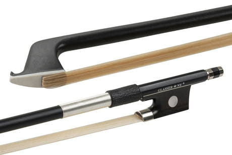 Glasser Geigenbogen Carbon Graphit - 1/2