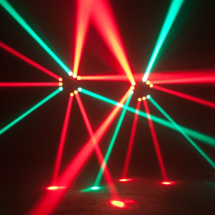 AFX 9 BeamFX Lichtausgabe