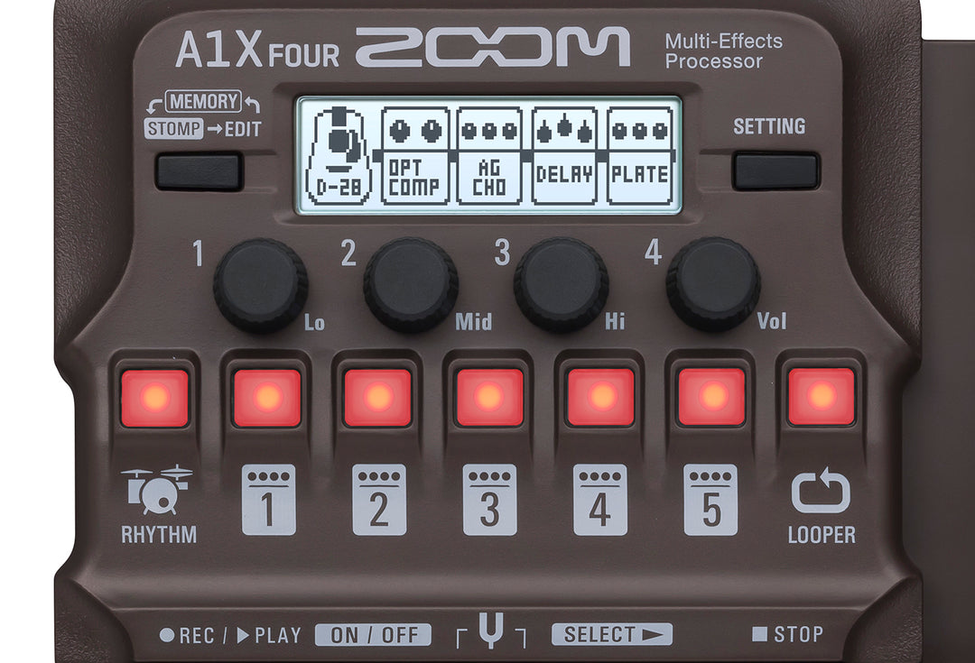 Zoom A1X Four Akustisches Effektpedal