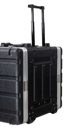 19" Rack Case m. Trolleyrädern (9u)