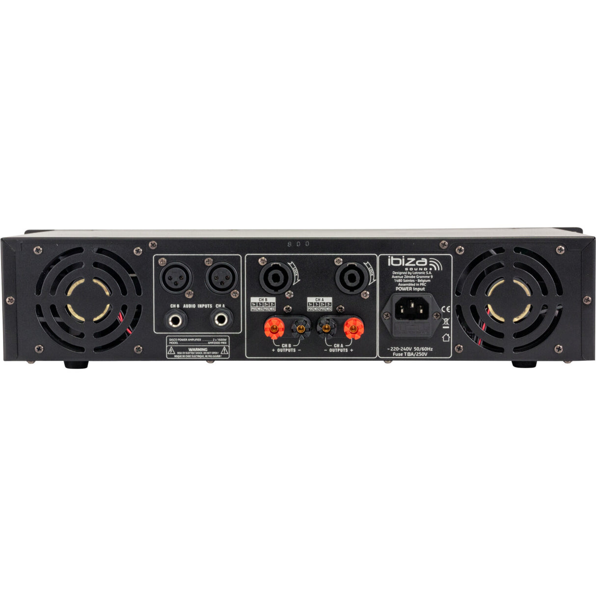 Ibiza AMP2000-MKII Leistungsverstärker (2x1500W)