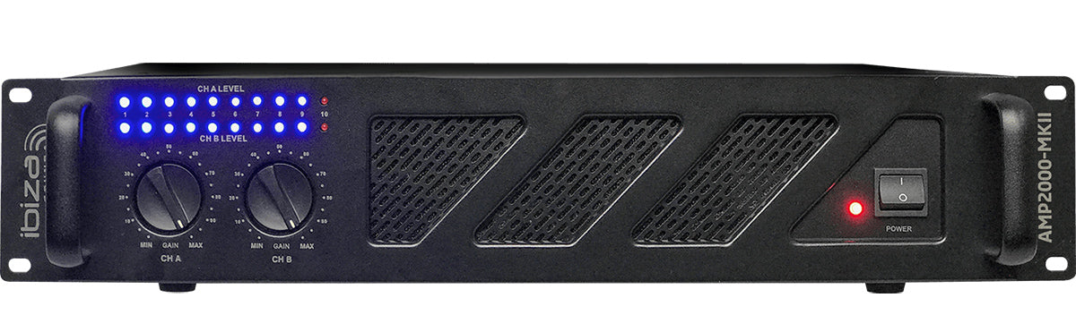 Ibiza AMP2000-MKII Leistungsverstärker (2x1500W)
