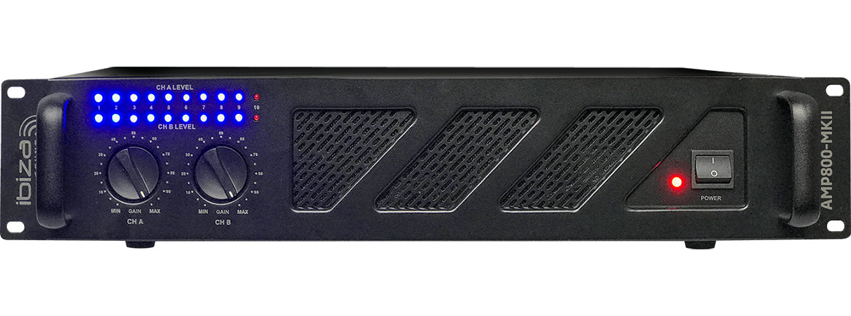 Ibiza AMP800-MKII Leistungsverstärker (2x600W)