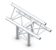 Milos STB trio 3way vertical t-piece corner apex up