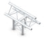 Milos STB trio 3way vertical t-piece corner apex up