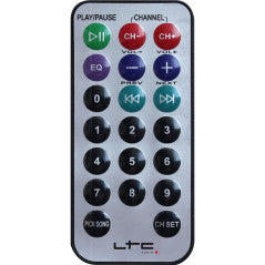 LTC Karaoke-Verstärker (2 x 50W - Silber)