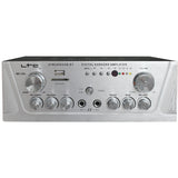 LTC Karaoke-Verstärker (2 x 50W - Silber)