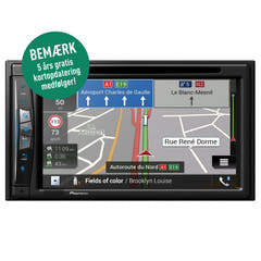 Pioneer AVIC-Z630BT GPS Navigation, Bluetooth und Kabelloses Apple Carplay