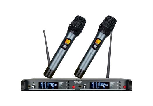 Acemic EU-870 Drahtloses Mikrofonsystem m/ 2 Mikrofone