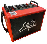 Ellipse 120W batteriebetriebener Verstärker und Tasche - Q3 rot