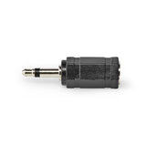 Adapter Audio Connector 3.5 mm Stereo Jack Female to 3.5 mm Mono Jack